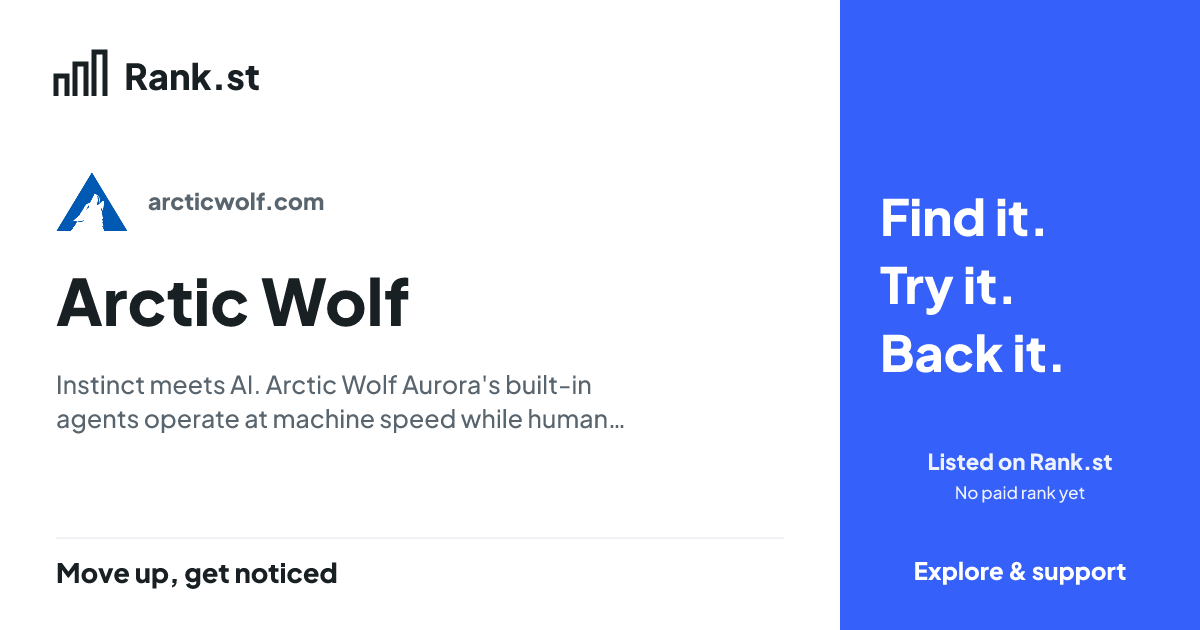 Arctic Wolf social card preview