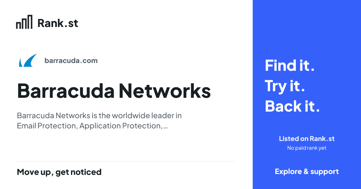 Barracuda Networks social card preview