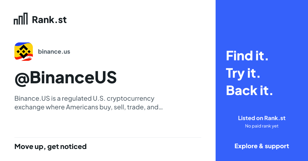 @BinanceUS social card preview