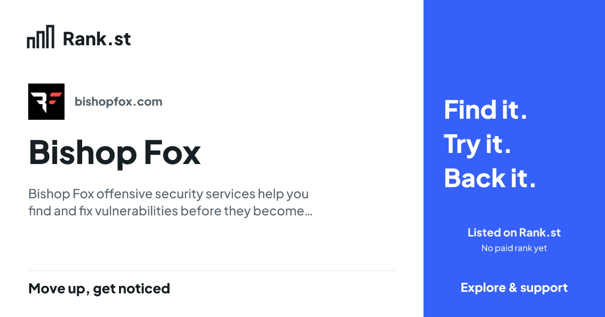 Bishop Fox social card preview