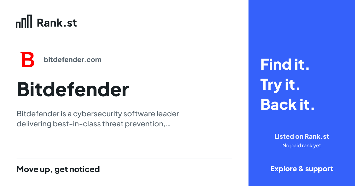 Bitdefender social card preview