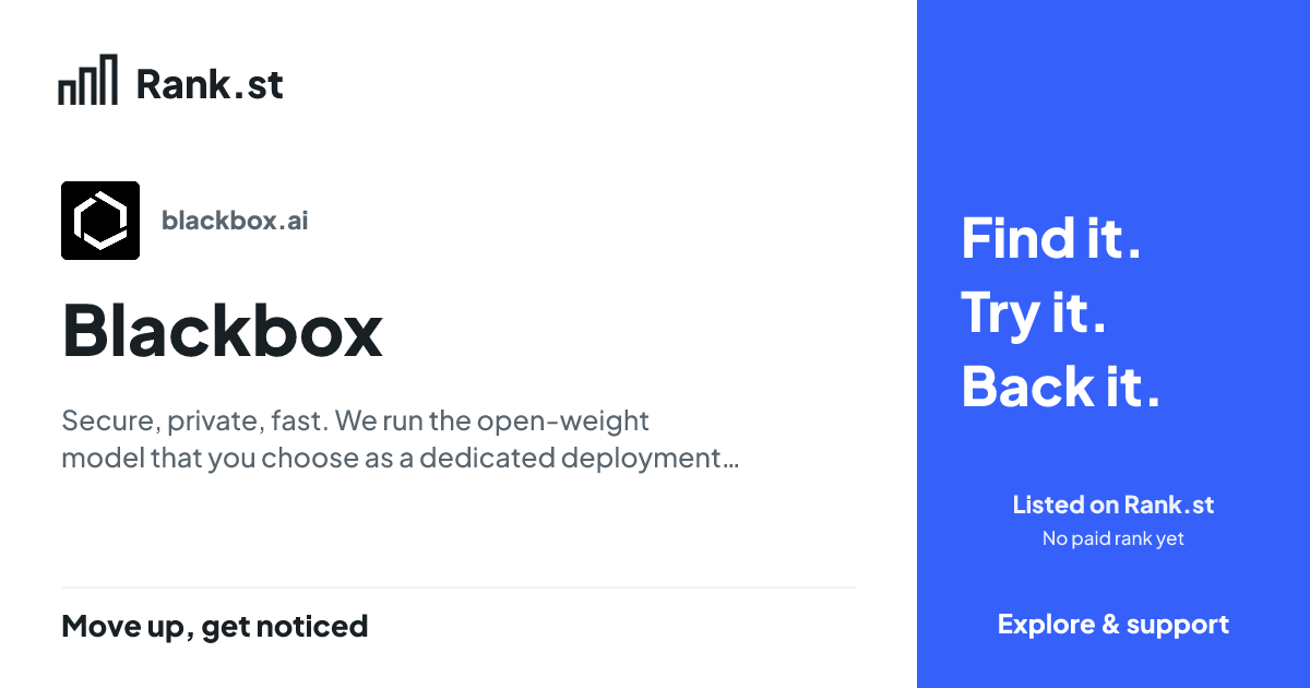 Blackbox social card preview
