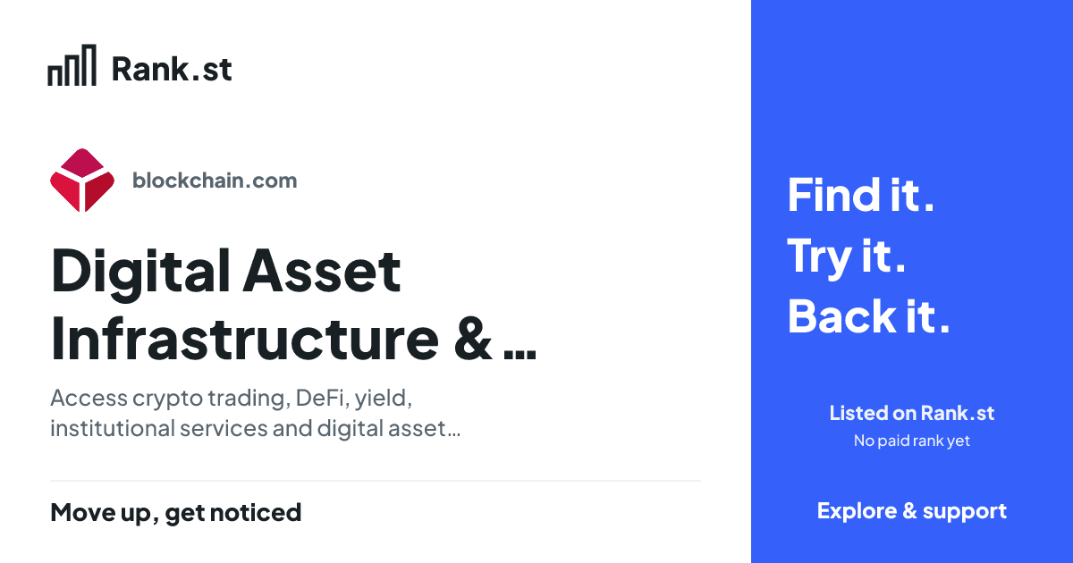 Digital Asset Infrastructure & Crypto Platform | Blockchain social card preview