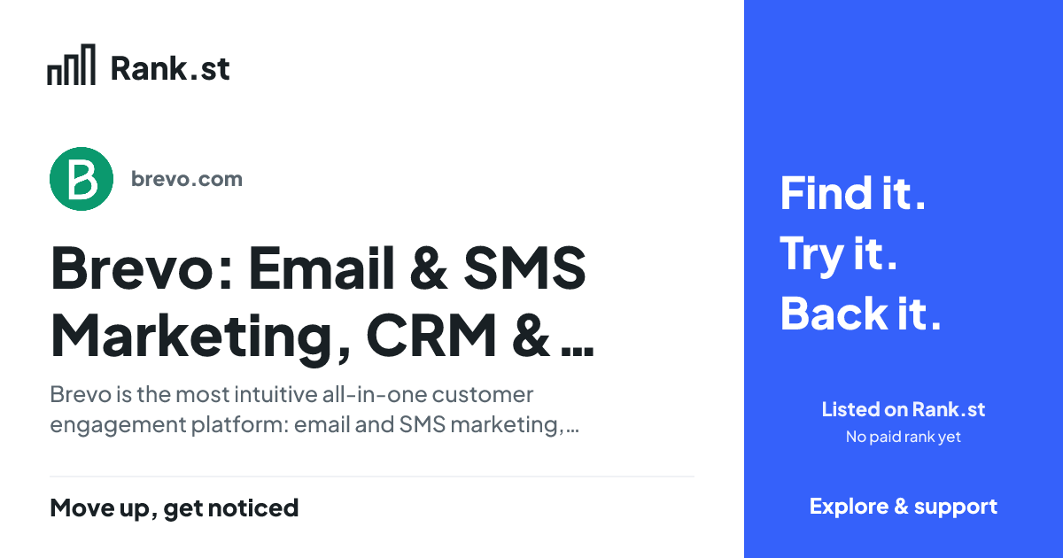 Brevo: Email & SMS Marketing, CRM & Automation Platform social card preview