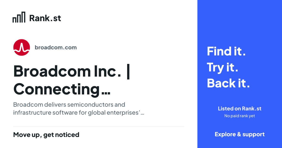 Broadcom Inc. | Connecting Everything social card preview