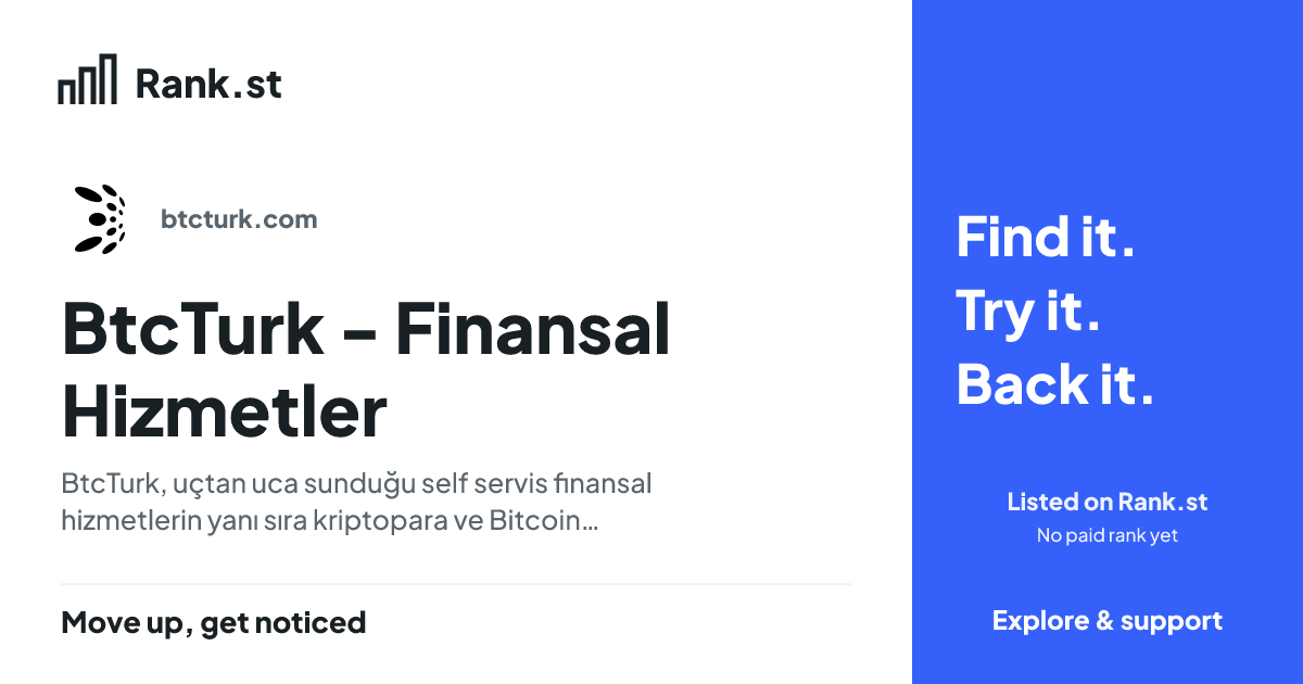 BtcTurk - Finansal Hizmetler social card preview