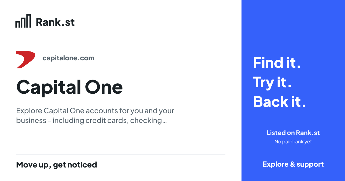 Capital One social card preview