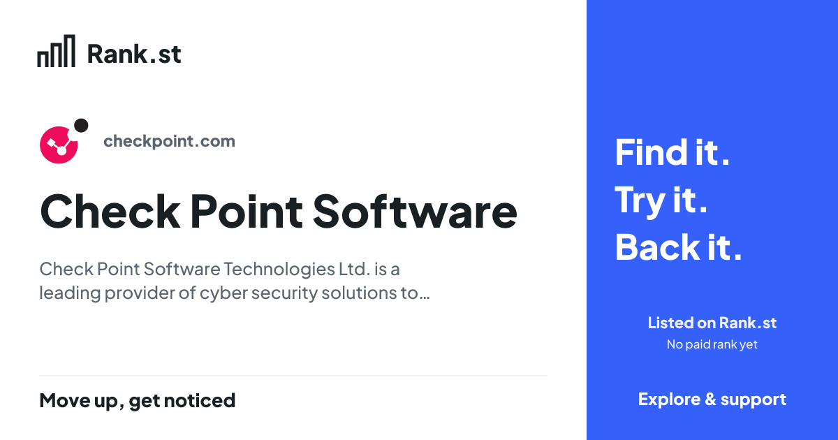 Check Point Software social card preview