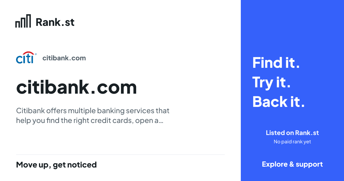 citibank.com social card preview