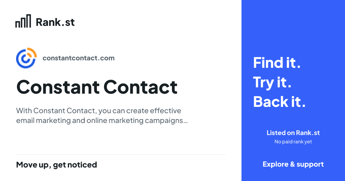 Constant Contact social card preview