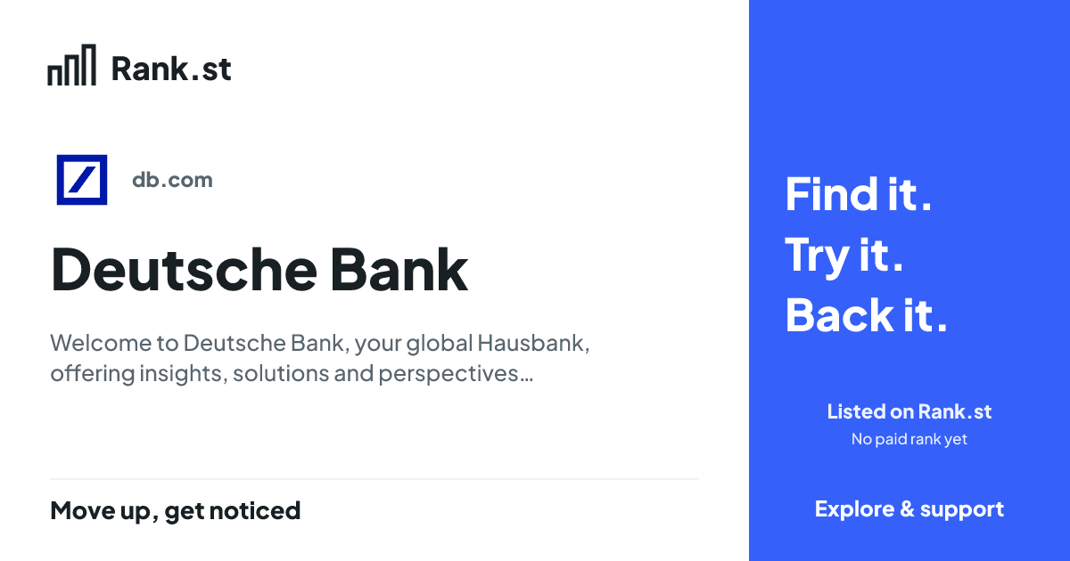 Deutsche Bank social card preview