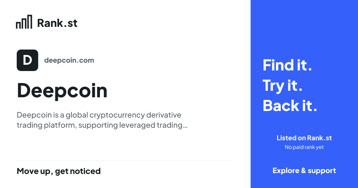 Deepcoin social card preview