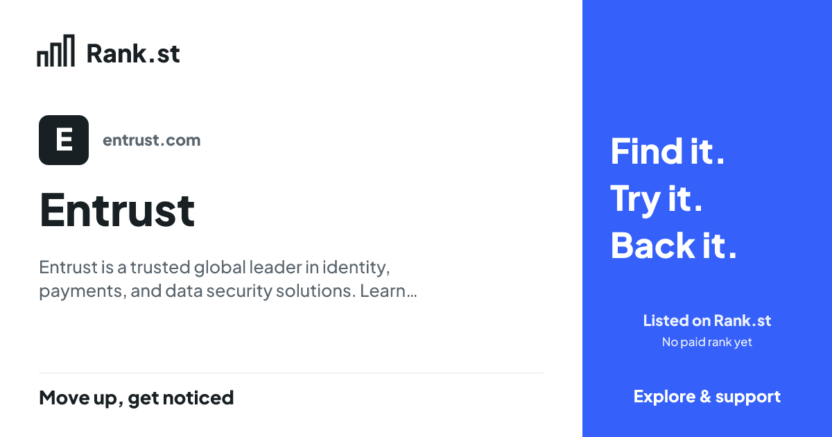 Entrust social card preview