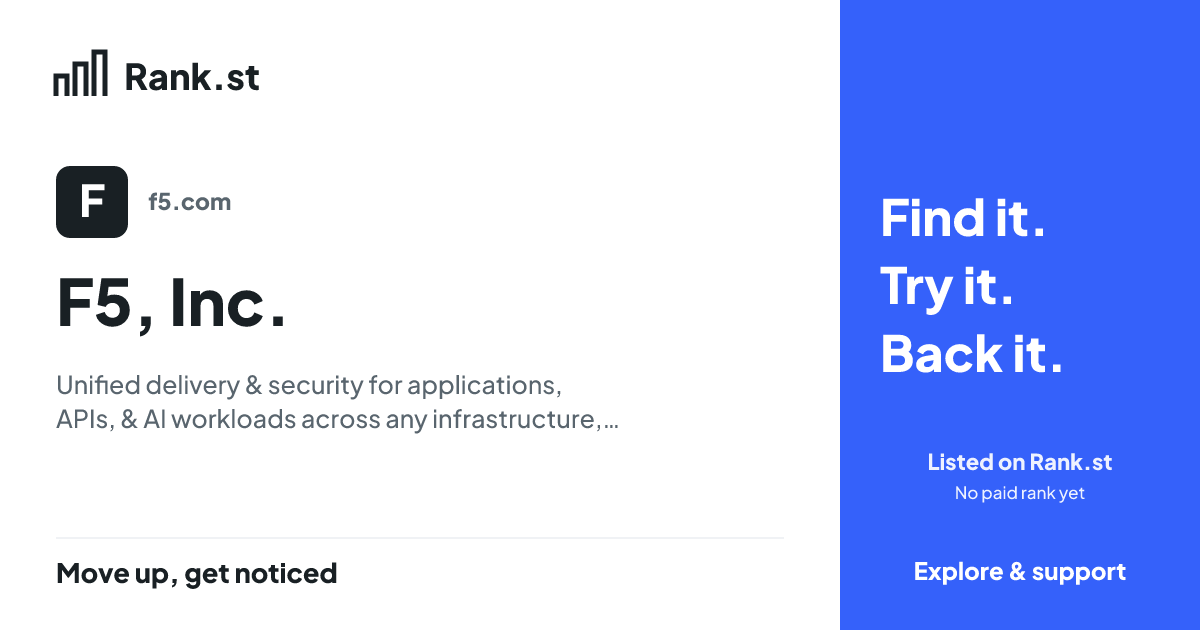F5, Inc. social card preview