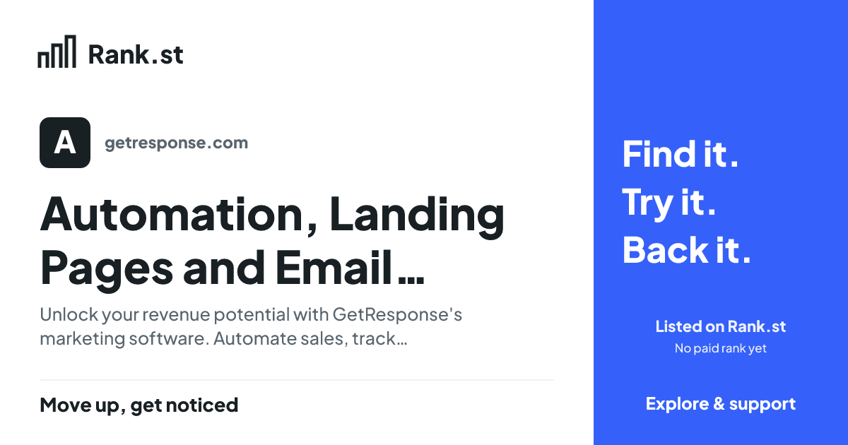 Automation, Landing Pages and Email Marketing Platform social card preview