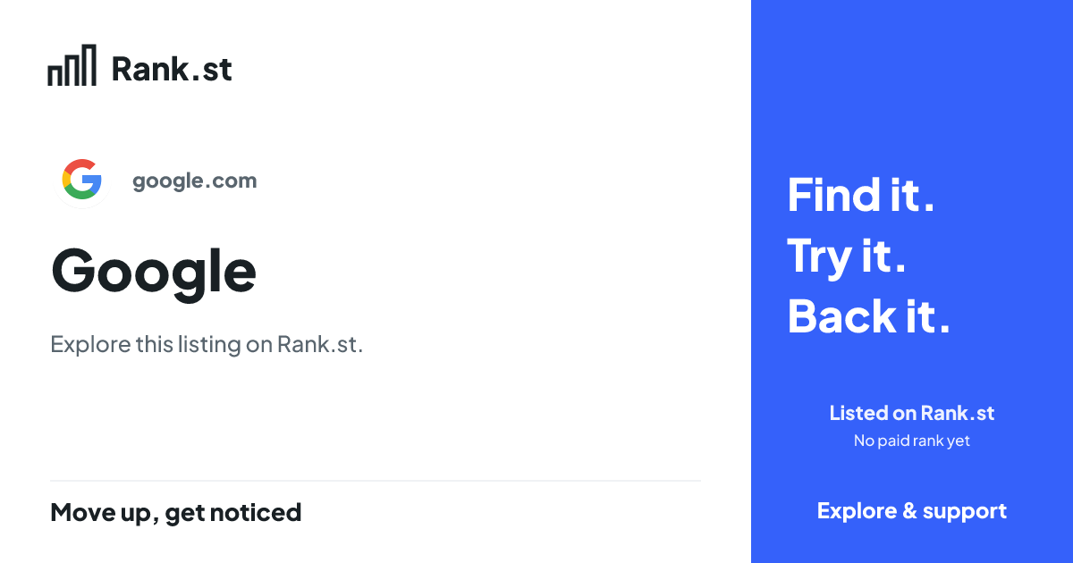 Google social card preview