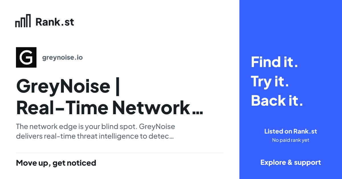 GreyNoise | Real-Time Network Threat Intelligence social card preview