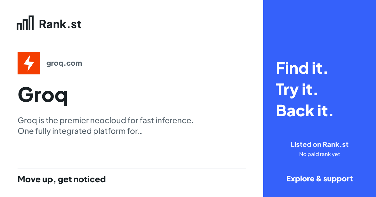 Groq social card preview