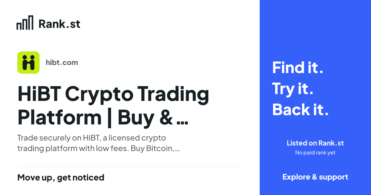 HiBT Crypto Trading Platform | Buy & Sell Bitcoin, Ethereum & Altcoins social card preview