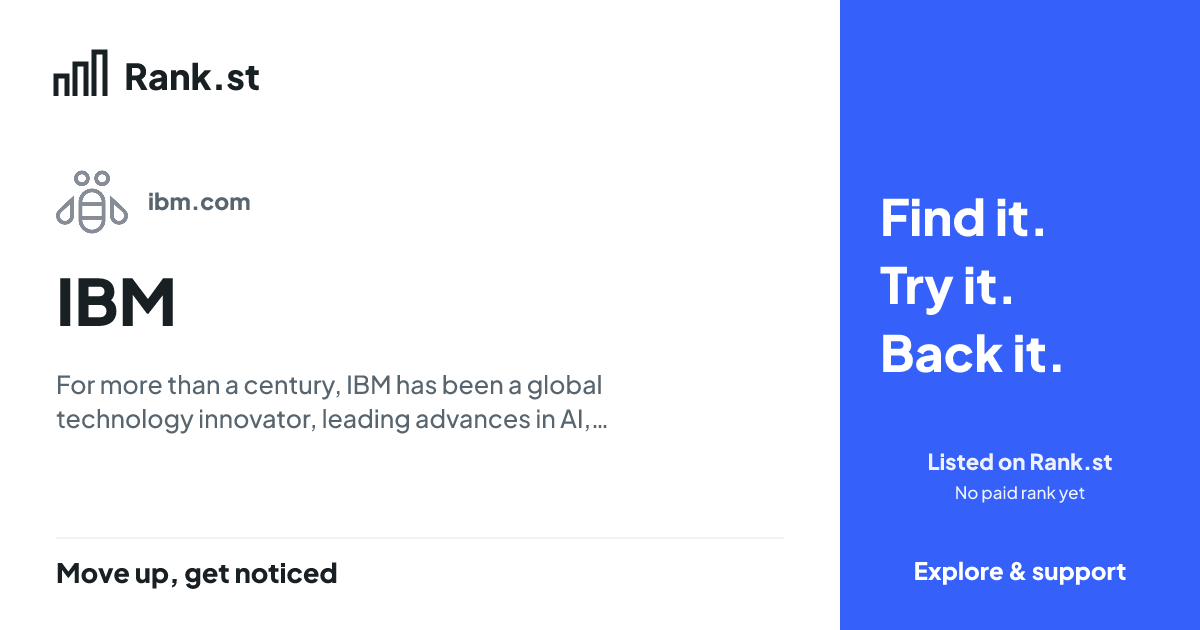 IBM social card preview