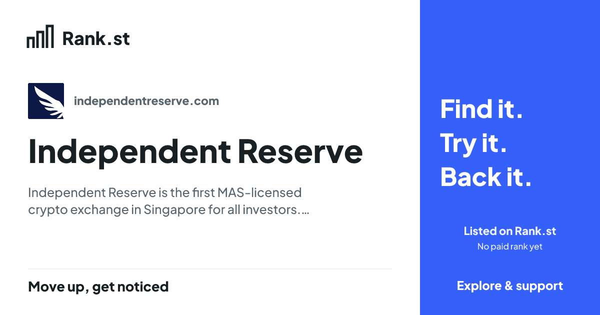 Independent Reserve social card preview