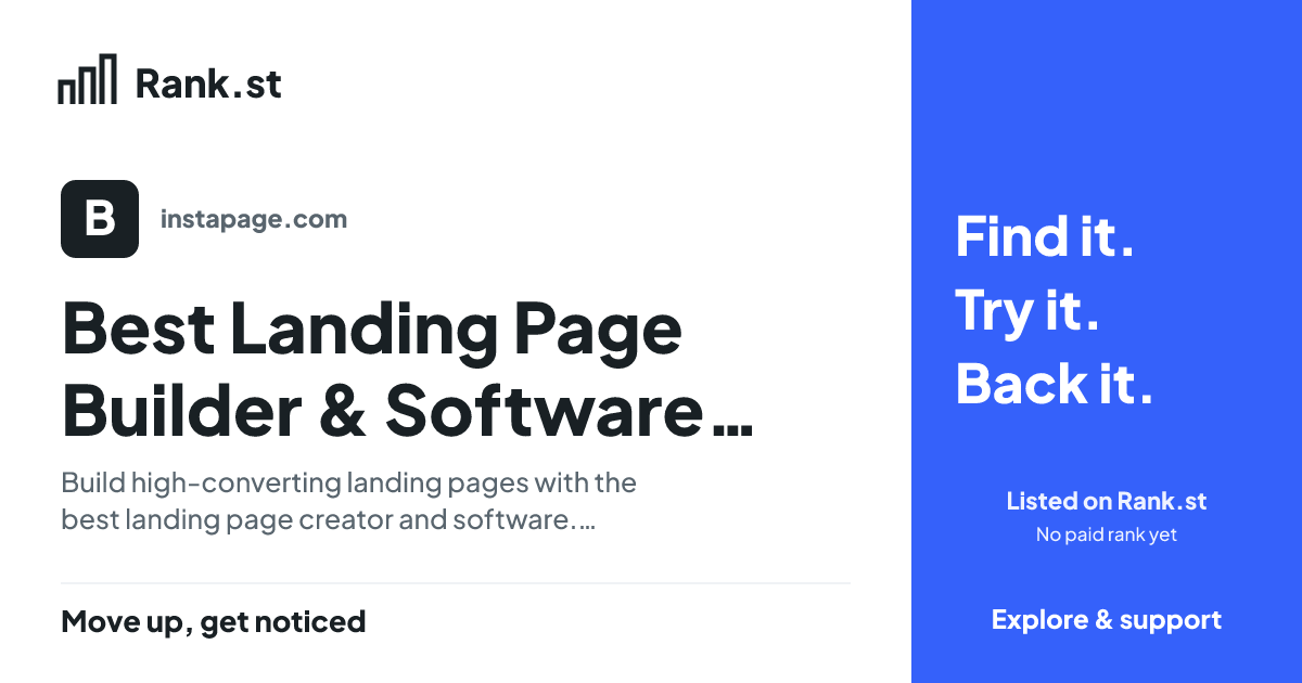 Best Landing Page Builder & Software - Create High-Converting Landing Pages | Instapage social card preview