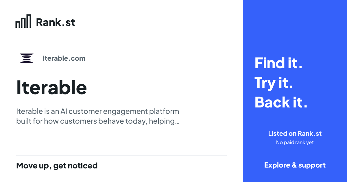 Iterable social card preview