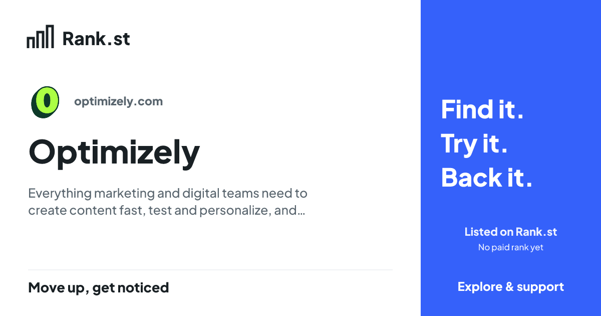 Optimizely social card preview