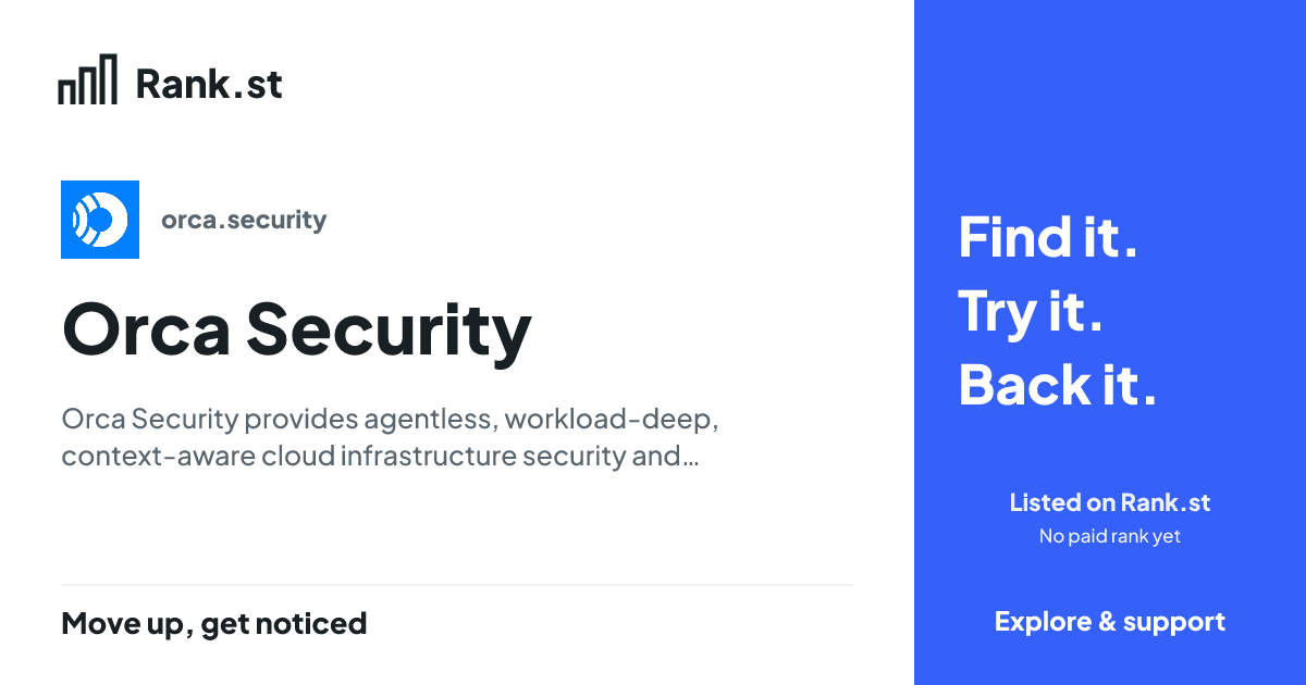 Orca Security social card preview
