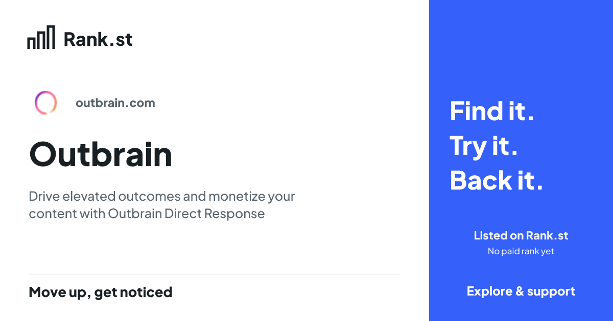 Outbrain social card preview