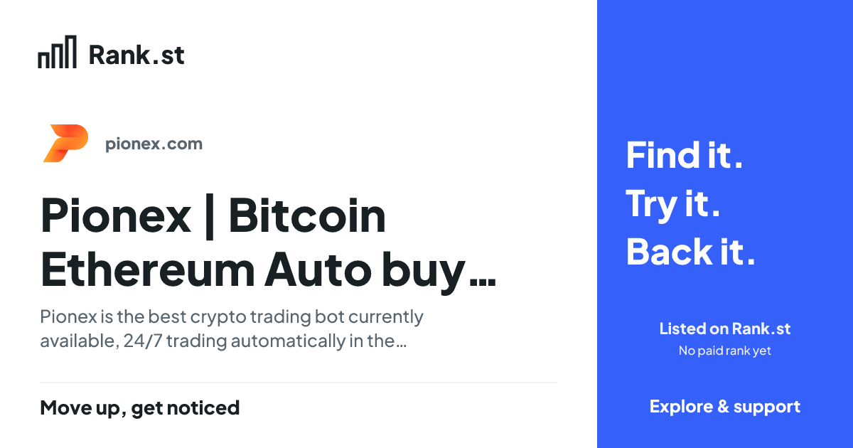 Pionex | Bitcoin Ethereum Auto buy low and sell high | Free Crypto Trading Bot social card preview