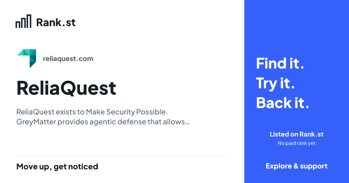 ReliaQuest social card preview