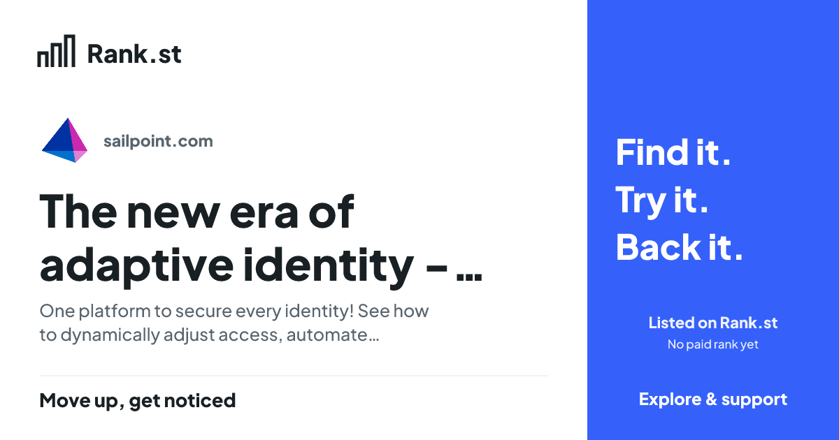 The new era of adaptive identity - For humans, machines, AI social card preview