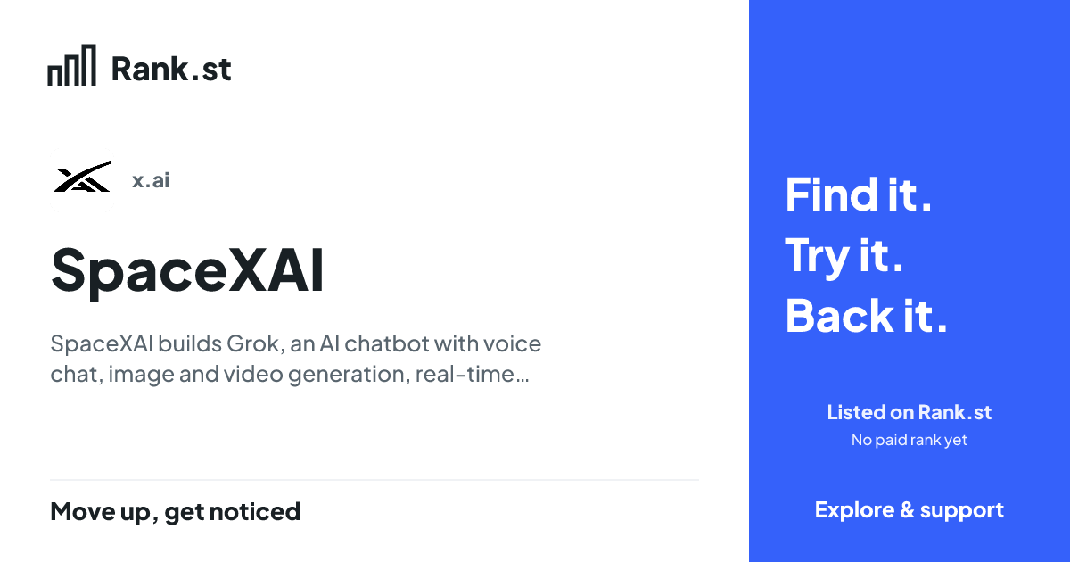 SpaceXAI social card preview