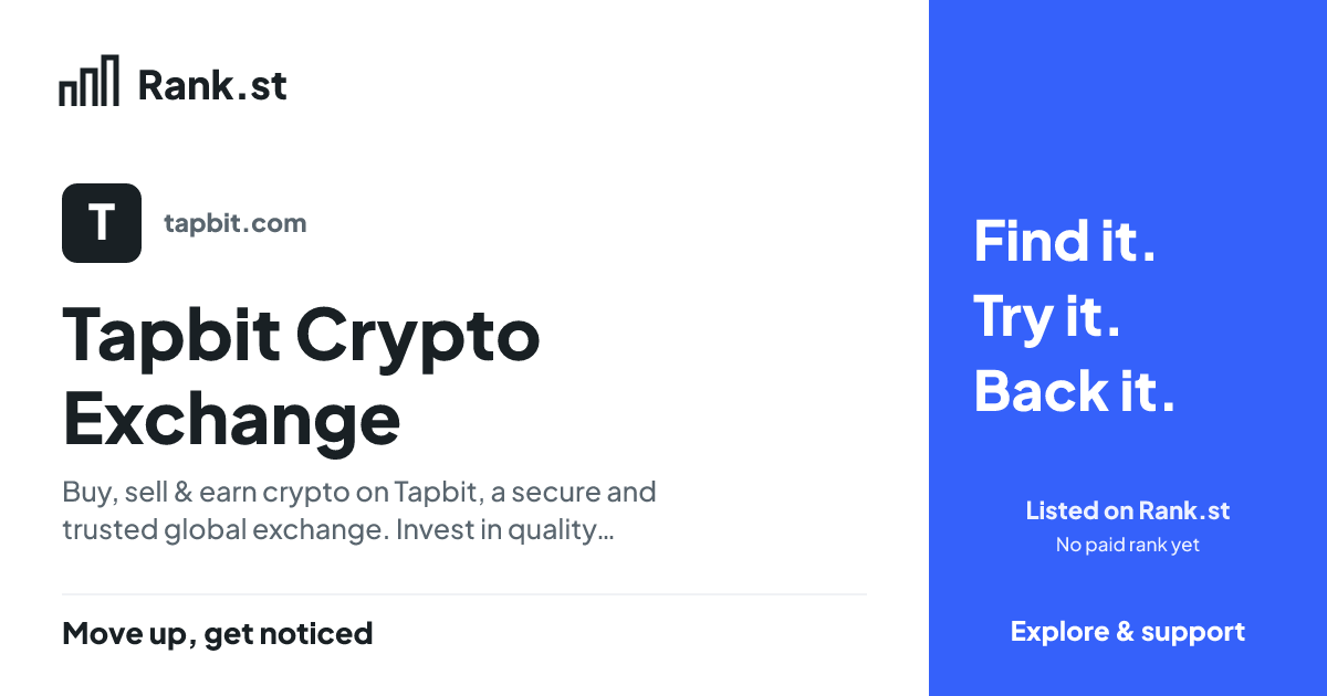 Tapbit Crypto Exchange social card preview