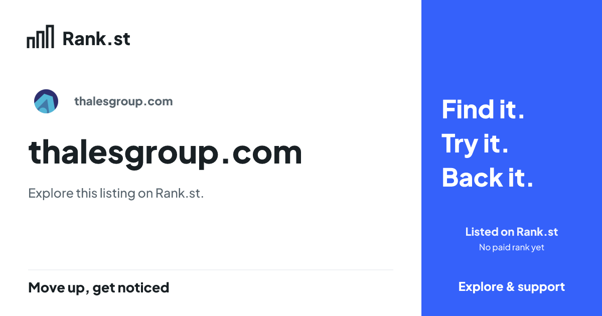 thalesgroup.com social card preview
