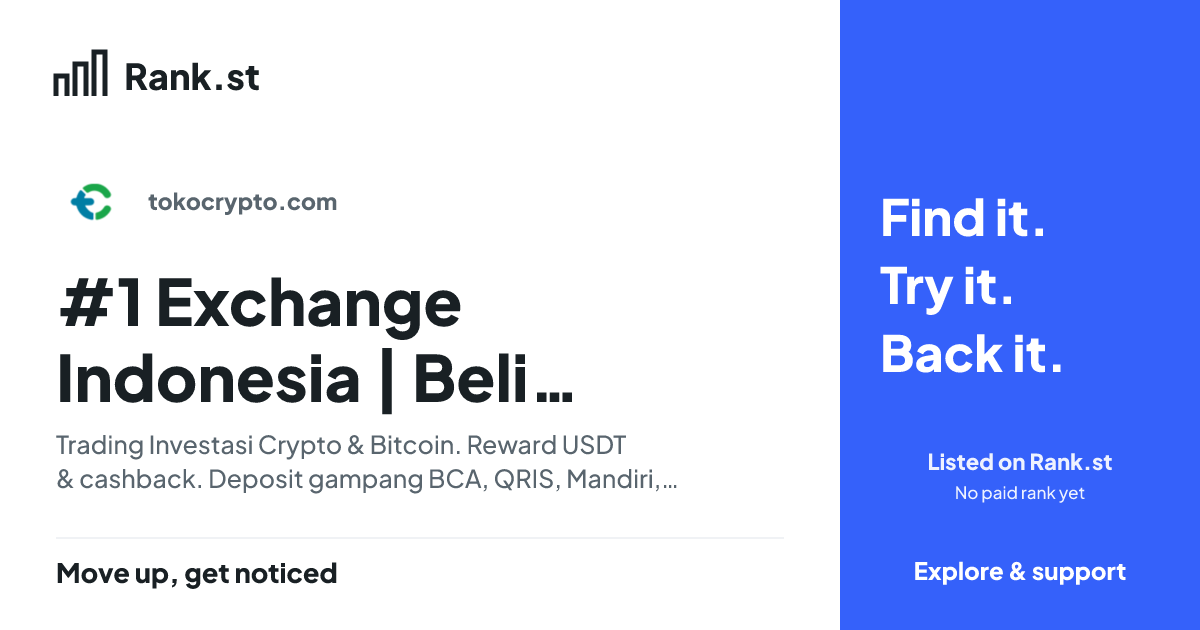 #1 Exchange Indonesia | Beli Crypto & Bitcoin social card preview