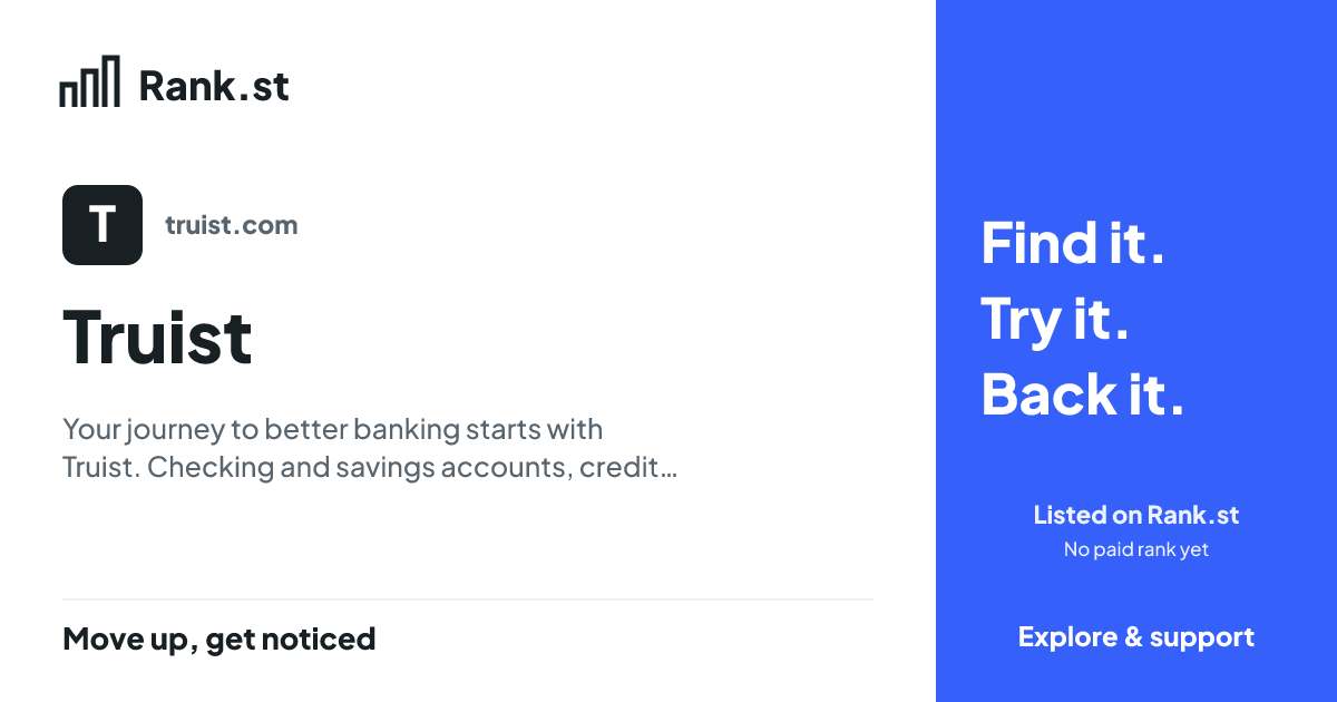 Truist social card preview