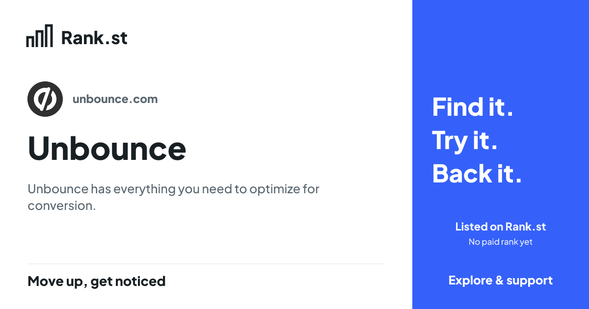 Unbounce social card preview