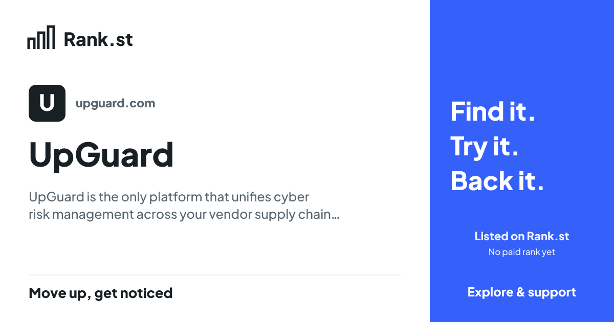 UpGuard social card preview