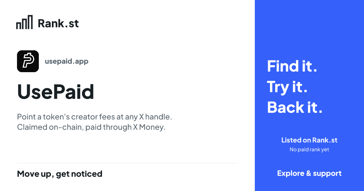 UsePaid social card preview