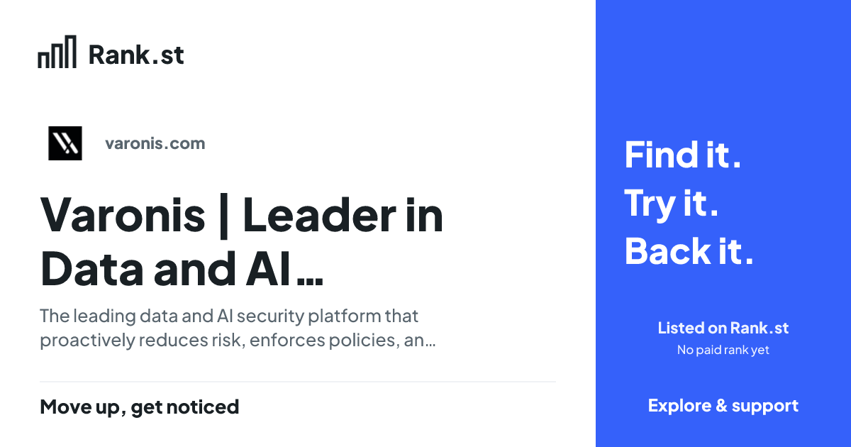 Varonis | Leader in Data and AI Security. For Cloud, SaaS and On-Prem social card preview