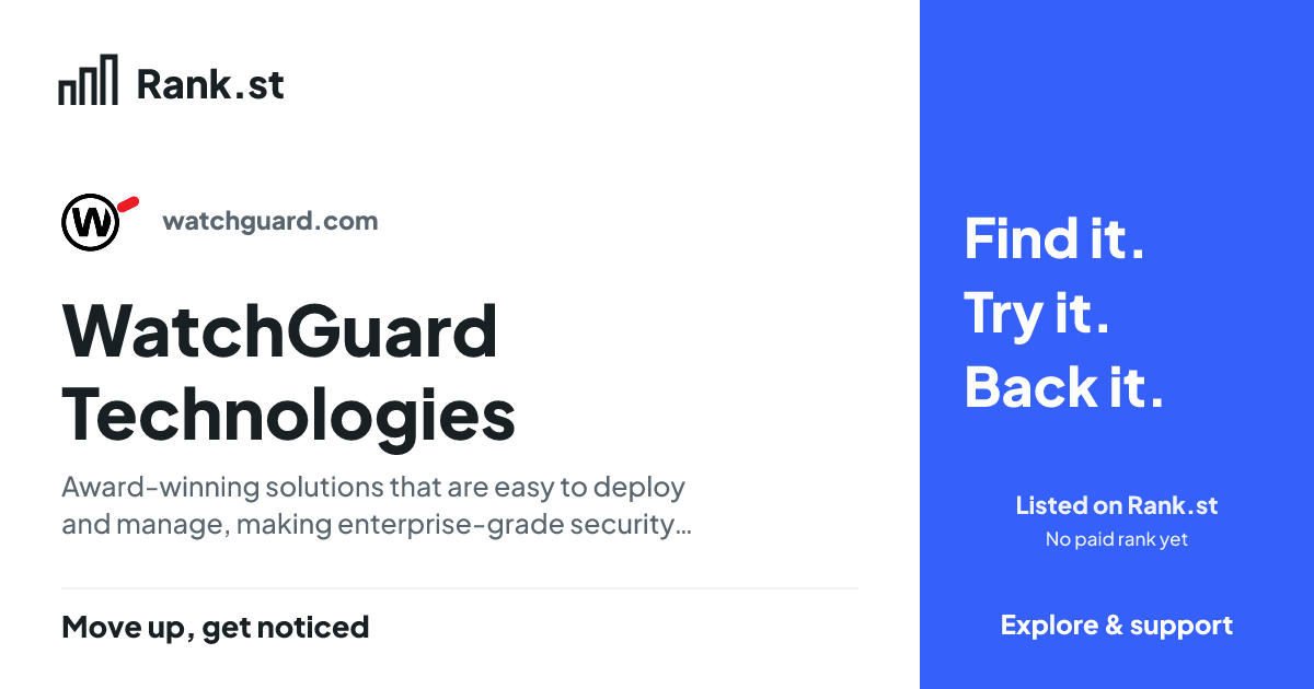 WatchGuard Technologies social card preview