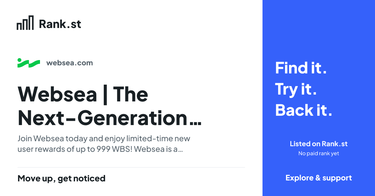 Websea | The Next-Generation Worry-Free Crypto Derivatives Exchange social card preview